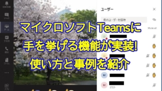 マイクロソフトのテレビ会議ツール「Teams」に手を挙げる機能が実装！具体的な使い方の解説と使用事例を紹介