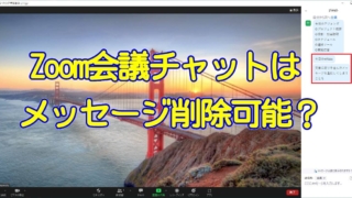 Zoomの会議チャットに投稿したメッセージは削除可能？誤送信しない対処法を解説