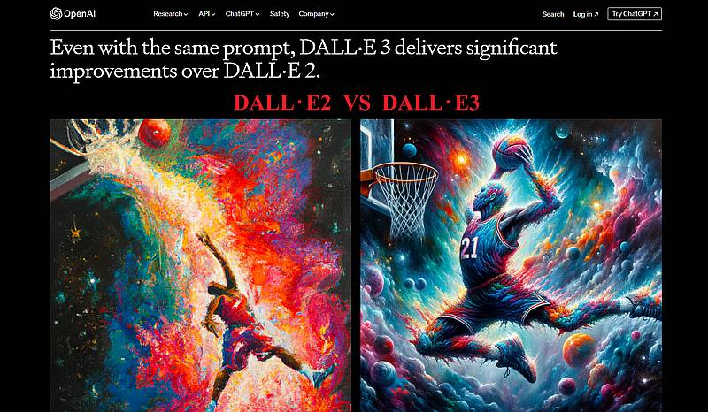 OpenAIのDALL-E3の解説によると、同じプロンプトでもDALLE2よりもDALLE3のほうが高品質な画像が生成